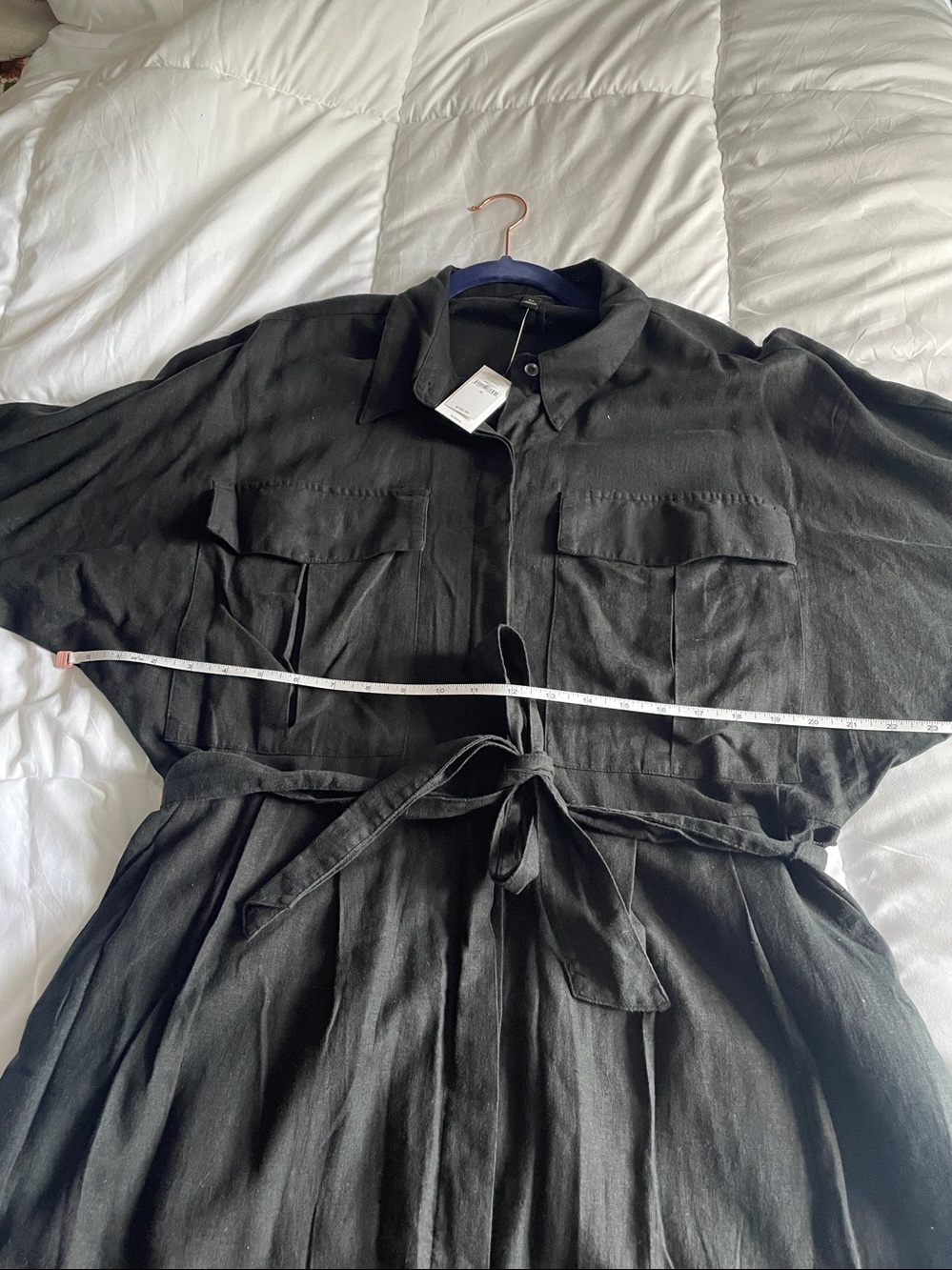 NWT Banana Republic linen-blend shirt dress - Picture 7 of 9